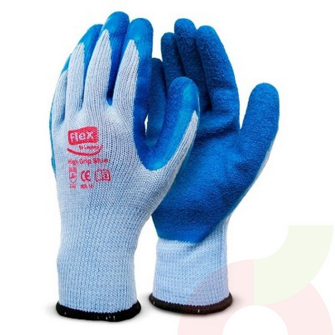 Guante Acetato High Flex  T-10 Azul Legend - Guante Acet. High Flex By Legend T-10 Azul