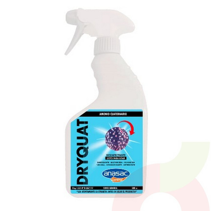 Desinfectante Dryquat 500 Cc  - DESINFECTANTE DRYQUAT LPU 500CC.JPG