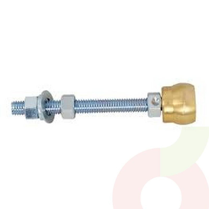 Guía Para Portón 35mm Hilo 5/8 x 11 Bronce - Guia Para Porton 35Mm Hilo 5/8X11 Bronce