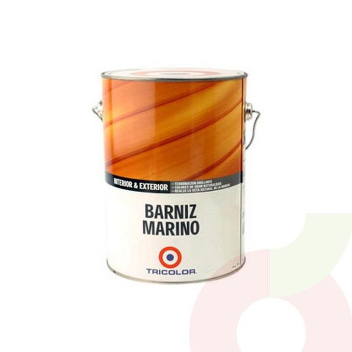 Barniz Marino Cedro por Galón Tricolor  - Barniz Marino Tricolor Cedro Por Galon