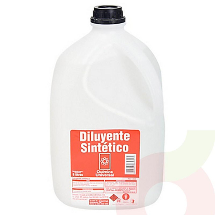 Diluyente Sintético 5Lt Química Universal - Diluyente Sintetico 5 Litros Quimica Universal