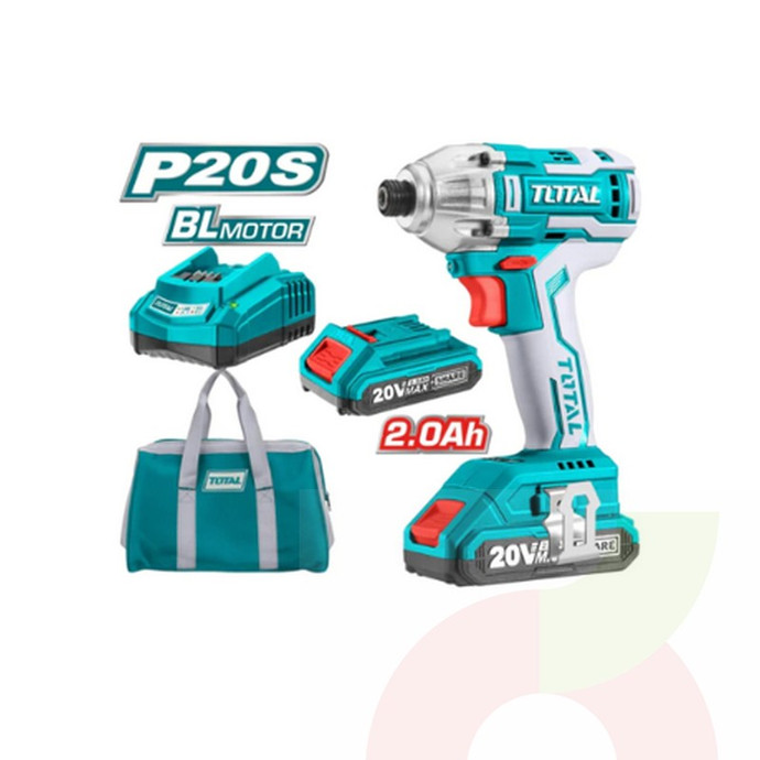 Atornillador de Impacto Inalámbrico + 2 Baterías + Cargador Totaltools   - bvkbkn.jpg