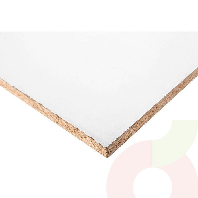 Tablero Blanco MDF 1.52 x 2.44 Mt 18mm  - Tablero Mdf 1.52X2.44X18Mm Blanco