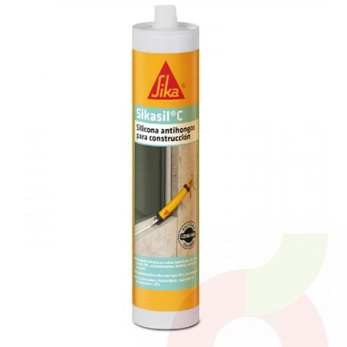 Sikasil-C Transparente Estuche 280ml Sika  - Sikasil-C Transparente Estuche 280Ml