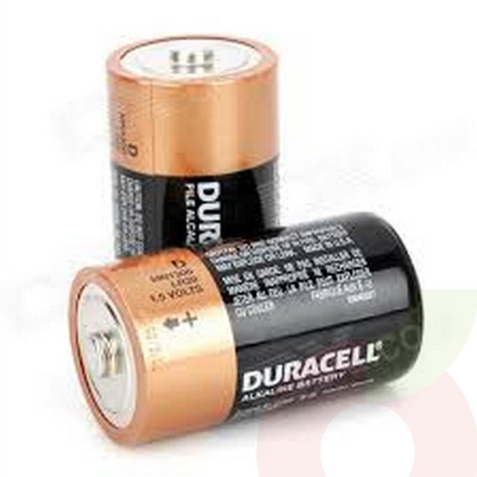 Pila Grande D 2 Unidades 1.5V Duracell  - Pila Duracell Grande D X 2 Uni. 1.5V