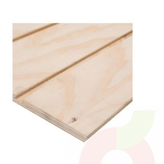 Terciado Ranurado Pino Clásico Plancha 1.22 x 2.44 x 12mm  - Terciado Ran Pino 12Mm Clasico Plancha (1.22X2.44)