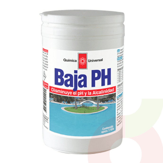 Baja Ph Piscina Química Universal 1 kilo - Baja Ph 1 Kg Pisc. Q.Universal