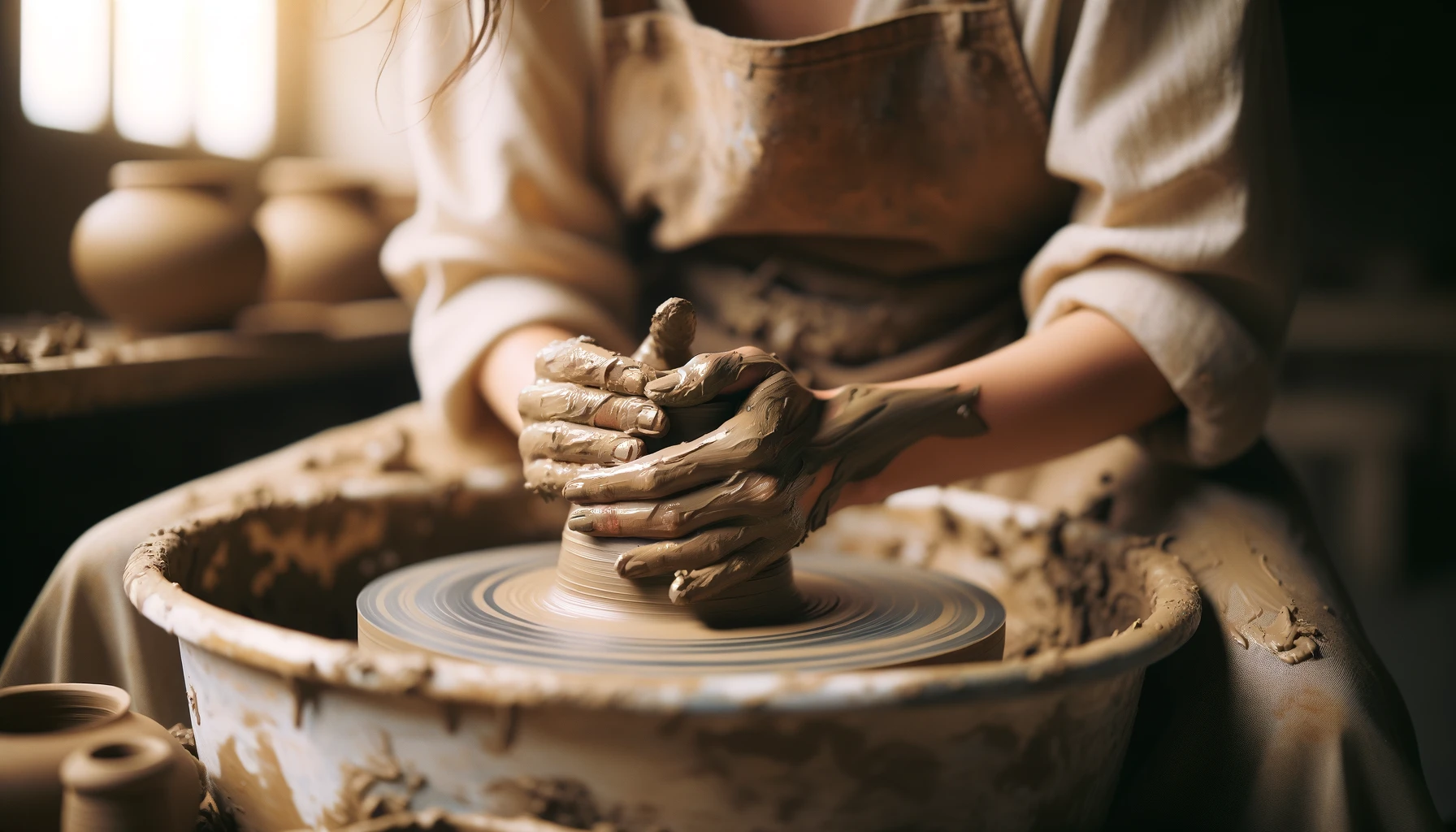 DALL·E_2023-11-09_12.12.14_-_Create_a_realistic_image_of_a_woman's_hands_modeling_clay_on_a_pottery_wheel._The_hands_should_be_covered_in_clay__focused_on_the_shaping_process._She.png