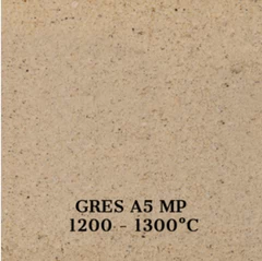 PASTA CERAMICA DE ALTA TEMPERATURA GRES A5 MP 12,5 KG
