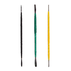 SERIE 3 ESTECAS ACERO INOXIDABLE ESCULPIR