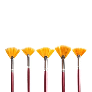 SET PINCELES ABANICO ESMALTE (#2-6-8-10-12)
