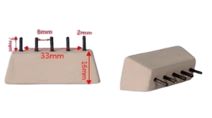 PINCHO PARA ESMALTAR 33. MM ENTRE CLAVOS S1-5