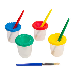 VASO CON TAPA ANTIDERRAME PARA BARBOTINA