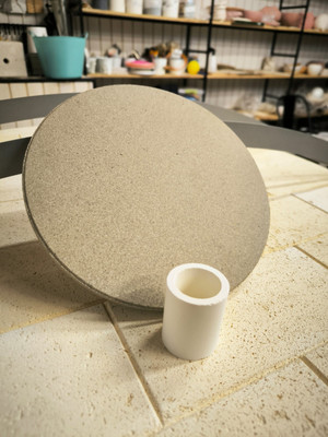 SOPORTE REDONDO ORIGINAL NABERTHERM PARA PLACA REFRACTARIA 
