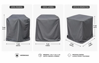 Cobertor Impermeable para Hornos Nabertherm 1 x 1 x 1 m