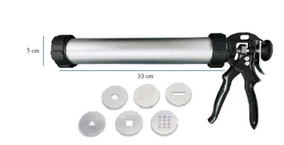 EXTRUSORA MANUAL HEX-65 XL CON 6 FORMAS - 46054
