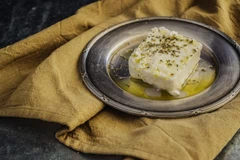 Queso Cabra Oliva Oregano