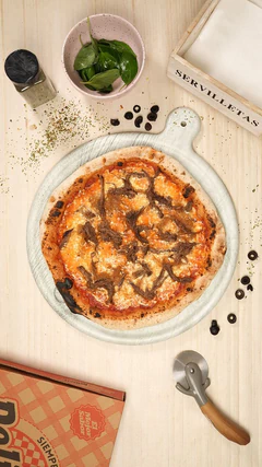 Pizza mechada