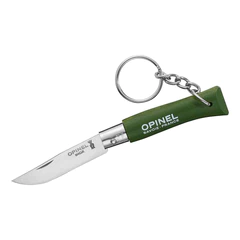 Opinel N04 llavero khaki verde