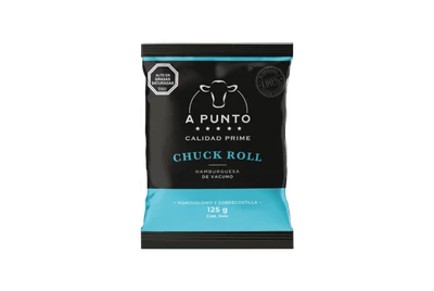 Hamburguesa Chuck Roll 125 grs.