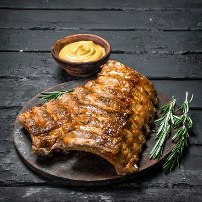 Costillar de Cerdo a la mostaza