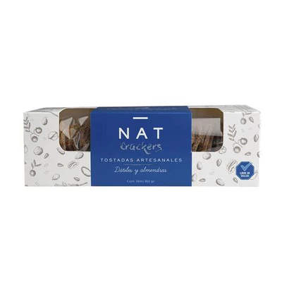 Crackers de Datiles y Almendras