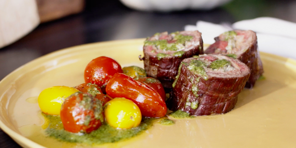 Receta de Rolls de Arrachera