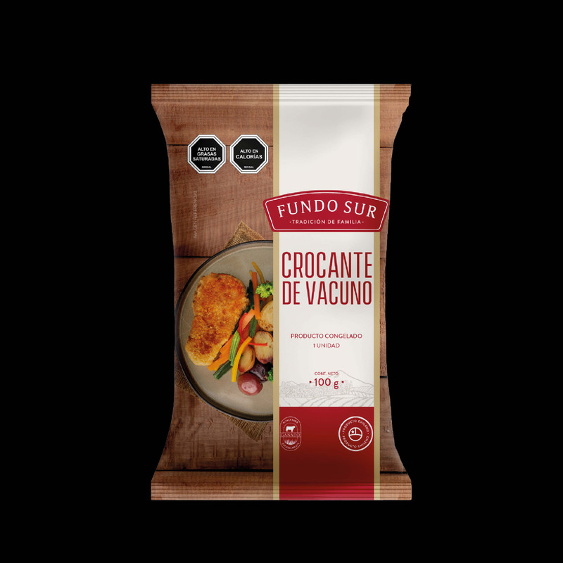 Caja Crocante de Vacuno Fundos Sur, 50 Unidades