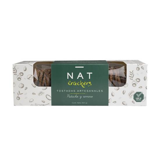 Crackers de Pistacho y Romero