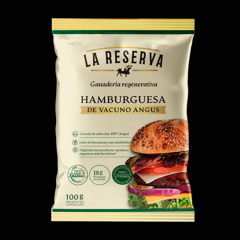 Caja Hamburguesa La Reserva, 40 Unidades. (Despacho 72 hrs)