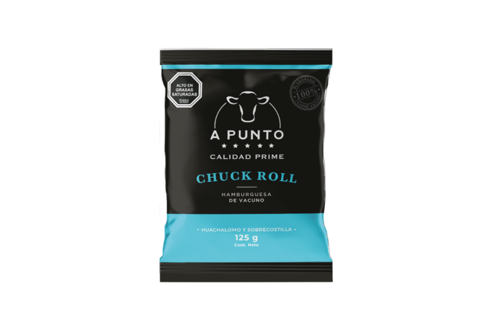 Hamburguesa Chuck Roll 125 grs.