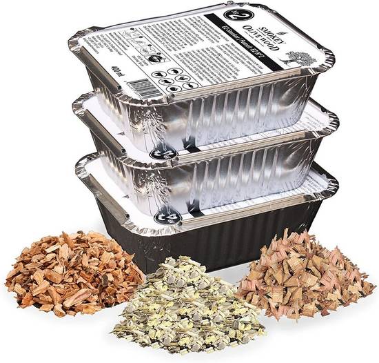 Madera ahumadora de olivo Smokey Olive Wood 400 grs