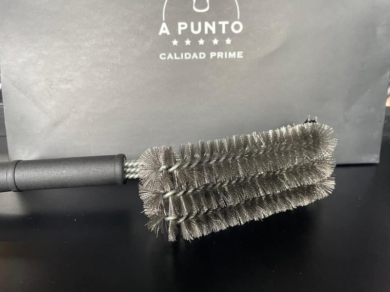 Escobilla limpiadora de parrilla