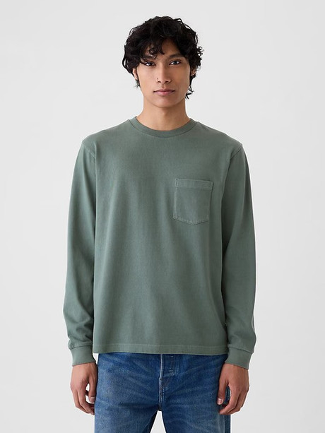 Heavyweight Crewneck T-Shirt P Evergreen