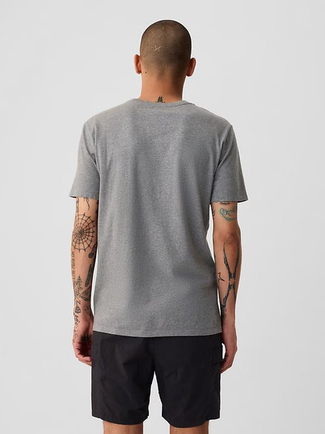 Jersey Crewneck T-Shirt heather grey
