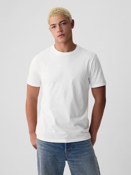 Jersey Crewneck T-Shirt White