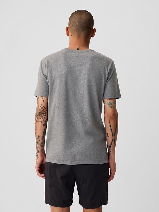 Jersey Crewneck T-Shirt heather grey - cn55694220.jpg