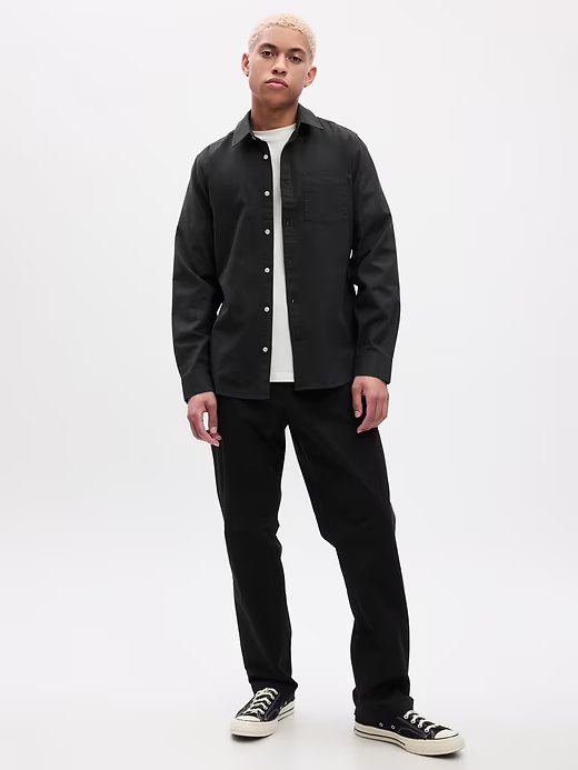 Suscribable Point-Collar Oxford - cn54408750.jpg