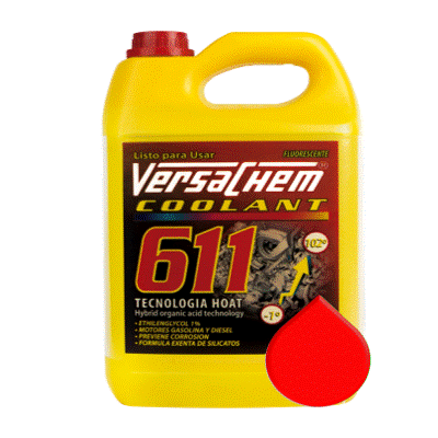 611 Refrigerante Coolant -1°C 3,7 lts Rojo