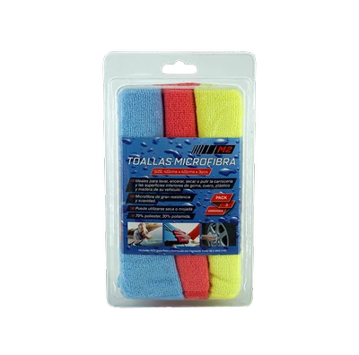 Toalla Microfibra (Pack 3 unidades)