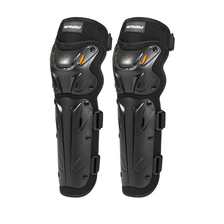 Rodilleras Largas para motociclismo y deportes Motowolf 1010 