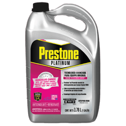 Anticongelante + Refrigerante Prestone PLATINUM 50/50 Pink (rosado) 3,78 lts