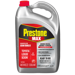 Anticongelante + Refrigerante Prestone MAX Asian Red (rojo) 3,78 lts