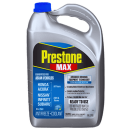 Anticongelante + Refrigerante Prestone MAX Asian Blue (azul) 3,78 lts
