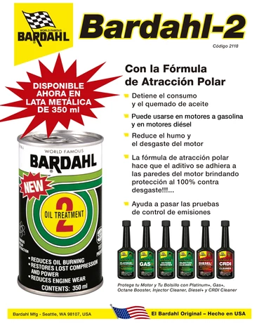 B2 Oil Treatment / Reduce el Consumo y Quema de Aceite 443 ml