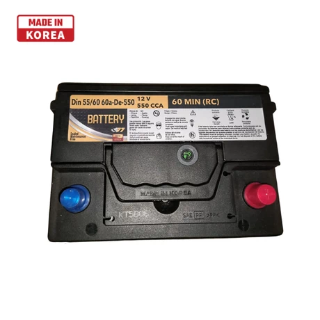 Batería A77 Korea 60AH - 550 CCA Der