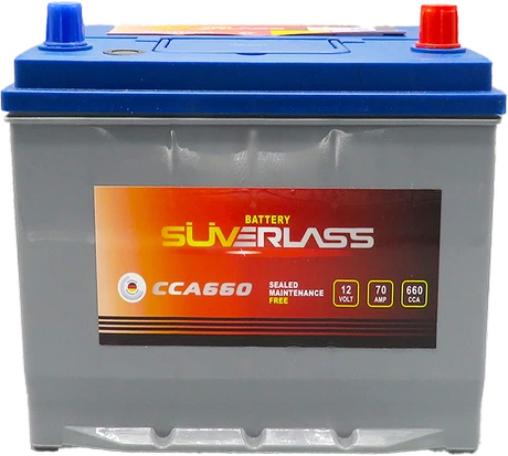 Batería Suverlass 70AH - 600 CCA Der