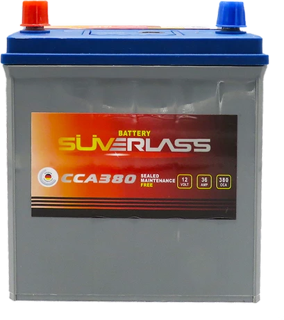 Batería Suverlass 36AH - 380 CCA Izq