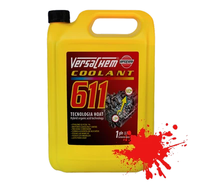 611 Refrigerante Coolant -1°C 3,7 lts Rojo