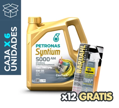 1 CAJA de Syntium 5000 XS (6x4) + 1 CAJA GRATIS de Silicona Gris Bardahl